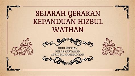 Filosofi Kepanduan Hizbul Wathan